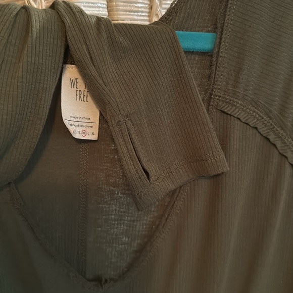 Free people tunic top, Olive green, M, NWOT - Picture 5 of 5
